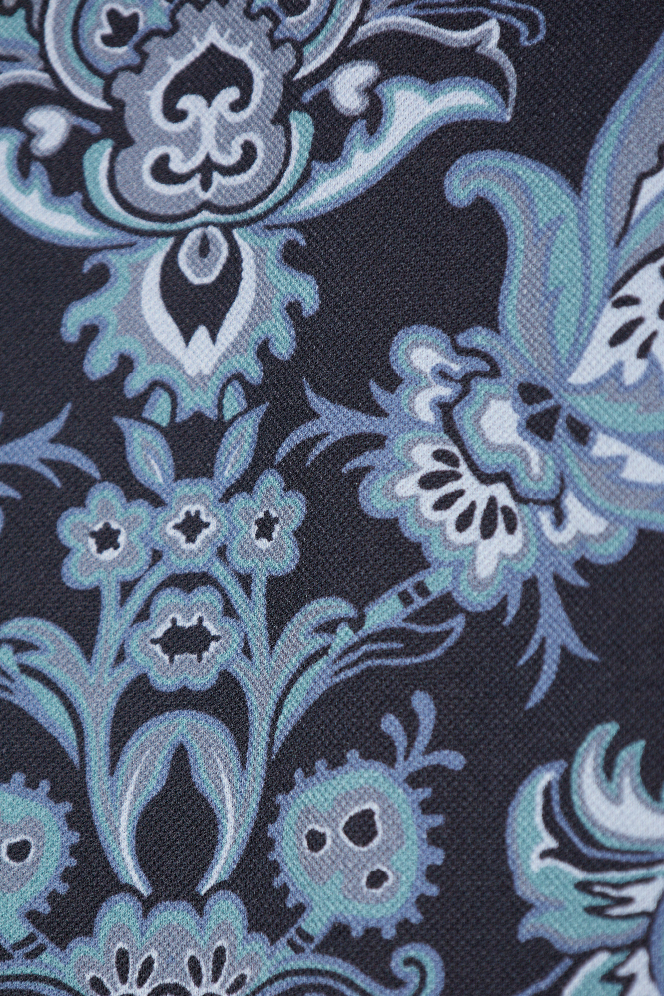 Tシャツ・カットソー ETRO FW25 VELVET TOP (WRJB0026 99IAS53X0887) Etro Patterned polo | Men's Clothing | Vitkac